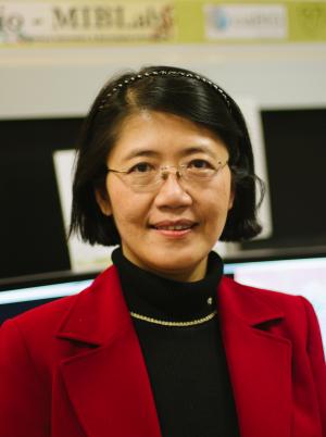 headshot photo of professor May Wang