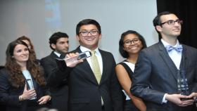 For 23 years, the Tower Awards have celebrated the academic achievements of underrepresented students at Georgia Tech. Of the more than 1,200 students eligible to receive a 2017 Tower Award, nearly 300 gathered for the annual recognition ceremony, hosted by OMED: Educational Services, on April 6.