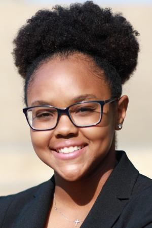 Jakari Harris, a first-year biomedical engineering Ph.D. student who has received a 2021 graduate fellowship from the National Science Foundation.