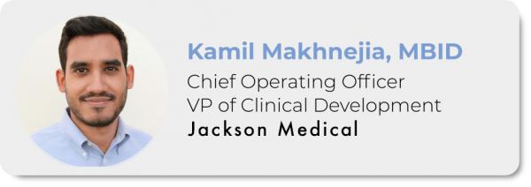 Kamil Makhnejia, COO of Jackson Medical