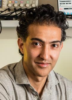 Photo of Bilal Haider in laboratory