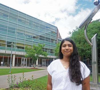 Melissa Lokugamage studied RNA drug delivery in the Dahlman lab.