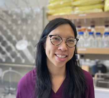 Ming-fai Fong in her lab