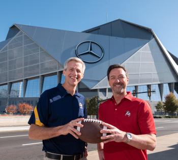 Tim Lieuwen and Chris King (Credit: Rob Felt)