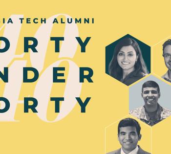 GT Alumni 40 Under 40 2021 BME Group Graphic