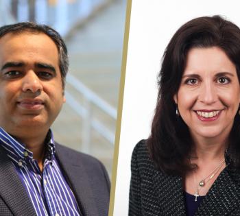 Ankur Singh and Michelle LaPlaca composite