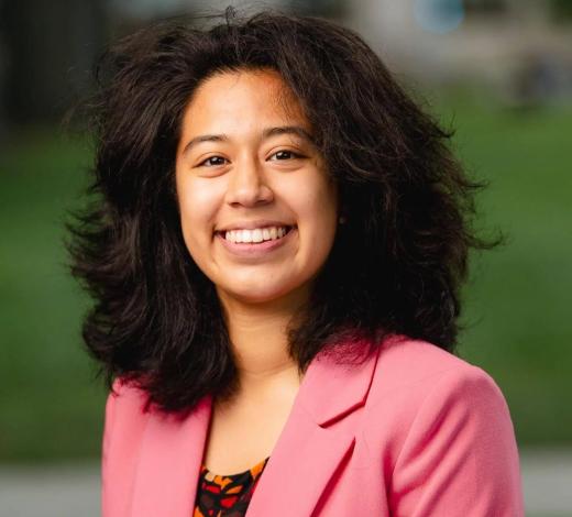 Photo of undergraduate student Sara Kapasi (they/them) who is one of three students to be name a Brooke Fellow