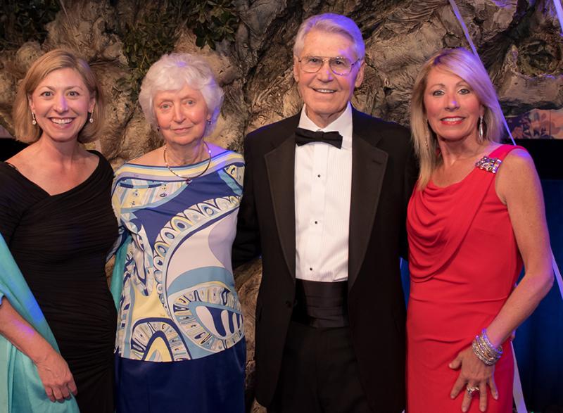 From left to right, daughter Janine Brown, Rosemary Brown, John Brown, and daughter Sarah Beth Brown. Photo taken prior to 2020. (Photo Courtesy: Brown Family)