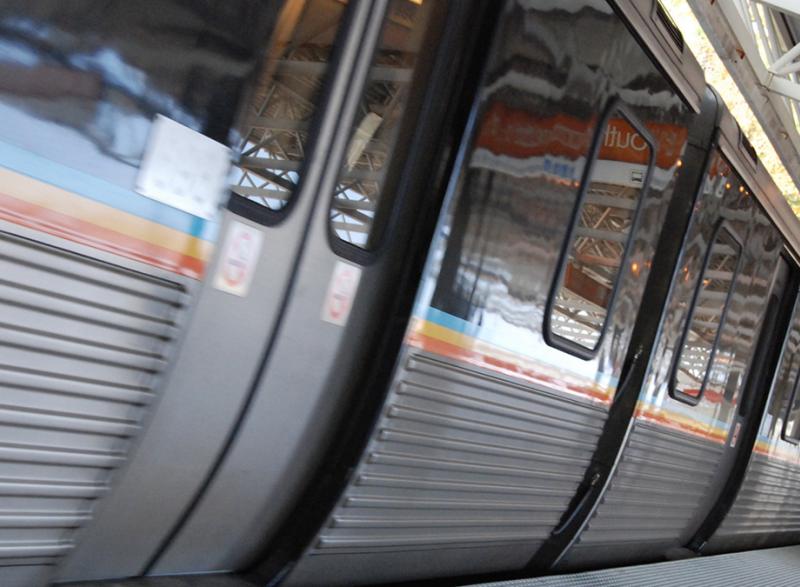 Closeup of a MARTA train in a station. (Photo Courtesy: Josh Hallett via Flickr)