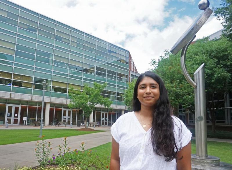 Melissa Lokugamage studied RNA drug delivery in the Dahlman lab.