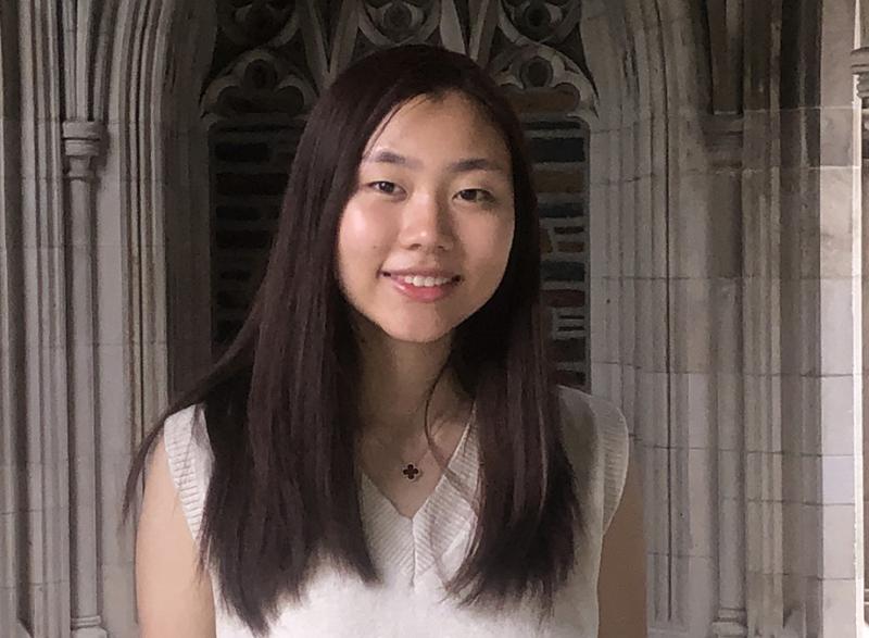 Velda Wang is now a freshman at Duke University.