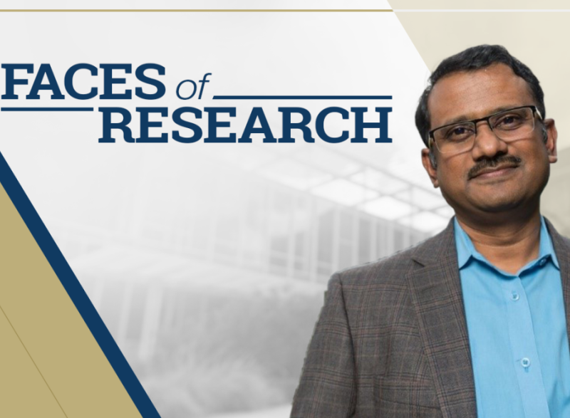 Faces of Research - Krishnendu Roy stylized headshot