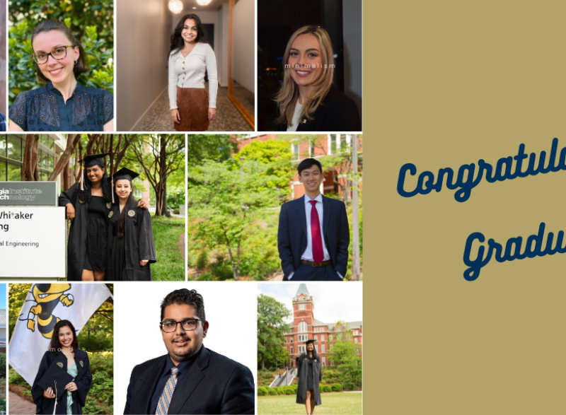 Collage of all spring 2023 BME graduates