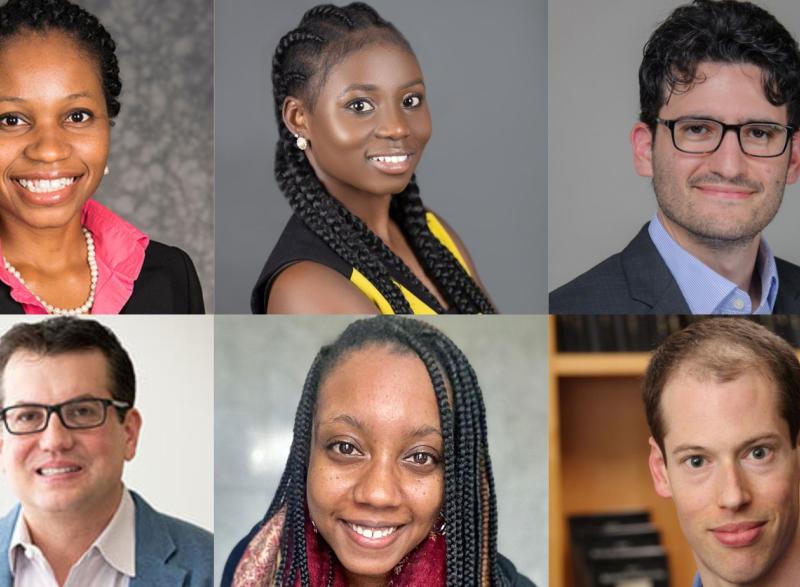 Collage of photos of the six new faculty added to the Wallace H. Coulter Department of Biomedical Engineering in Fall 2023