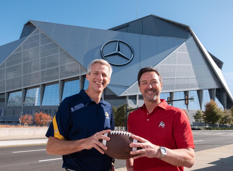 Tim Lieuwen and Chris King (Credit: Rob Felt)