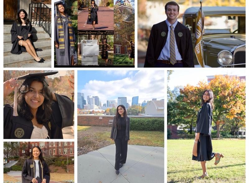 Biomedical engineering students took to the stage to accept their diplomas at the Fall 2025 Georgia Tech Commencement Ceremonies in December.