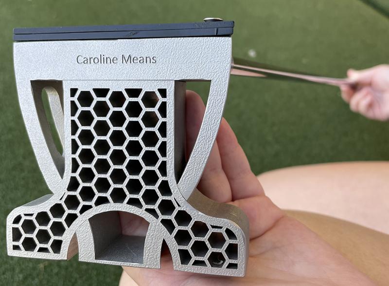 3D Printed Putter Closeup 3D Printed Putter Closeup