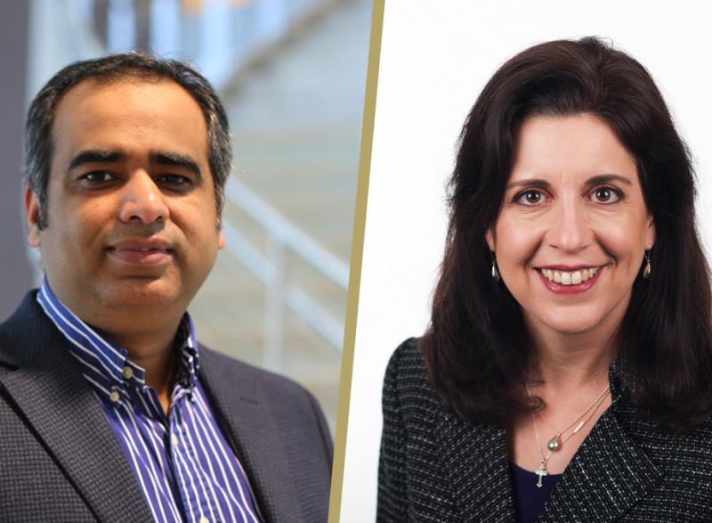 Ankur Singh and Michelle LaPlaca composite